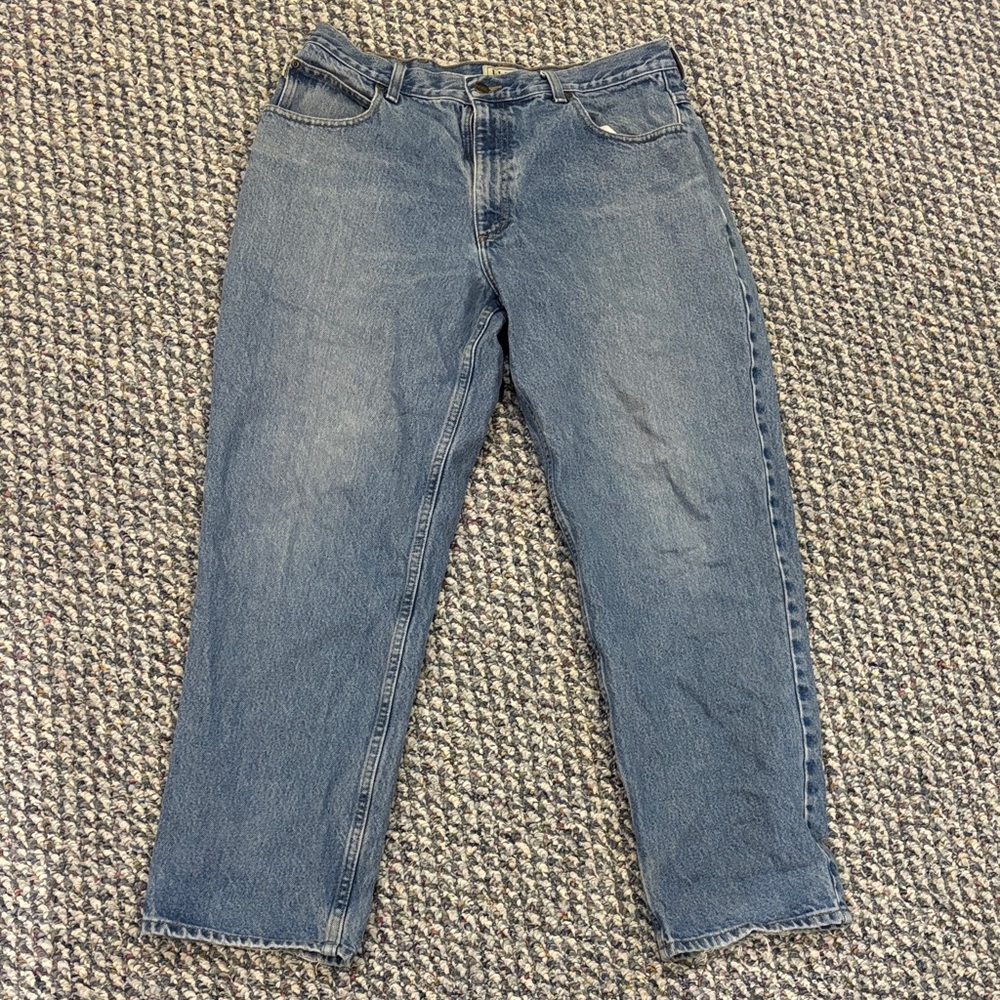L.L. Bean Men's Relaxed Fit Blue Jeans